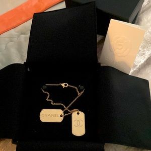Brand NEW Chanel Dog tags!
